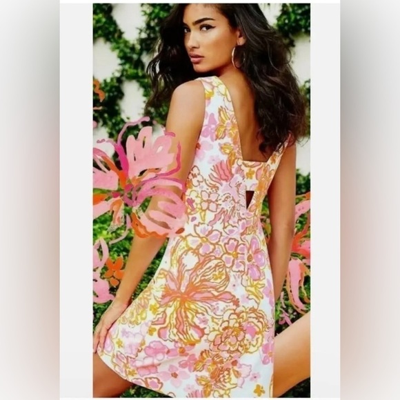 Lilly Pulitzer Dresses & Skirts - Lilly Pulitzer Mikayla V-Neck Shift Dress